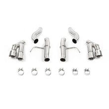 Load image into Gallery viewer, Mishimoto 2016+ Chevrolet Camaro 2.0T Quad-Tip Race Axle-Back Exhaust w/ Polished Tips
