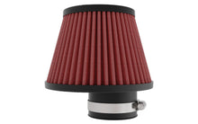 Load image into Gallery viewer, K&amp;N Universal Clamp-on Air Filter 2in Flange ID 5-3/16in Base 3-1/2in Top 3-11/16in Height w/ Vent
