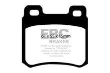 Load image into Gallery viewer, EBC 94-95 Mercedes-Benz C220 (W202) 2.2 Yellowstuff Rear Brake Pads
