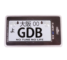 Load image into Gallery viewer, NRG Mini JDM Style Aluminum License Plate (Suction-Cup Fit/Universal) - GDB
