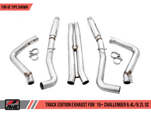 Load image into Gallery viewer, AWE Tuning 2015+ Dodge Challenger 6.4L/6.2L Supercharged Track Edition Exhaust - Use Stock Tips
