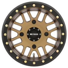Load image into Gallery viewer, Method MR406 UTV Beadlock 14x10 5+5/-2mm Offset 4x156 132mm CB Method Bronze w/Matte Blk Ring Wheel
