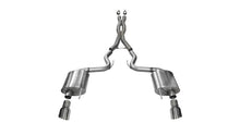 Load image into Gallery viewer, Corsa 2015 Ford Mustang GT 5.0 3in Cat Back Exhaust Polish Dual Tips (Sport)
