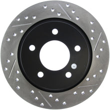 Load image into Gallery viewer, StopTech 04-10 Mazda3 Slotted &amp; Drilled Left Rear Rotor
