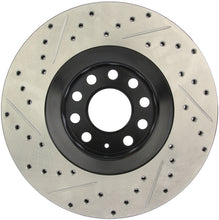 Load image into Gallery viewer, StopTech 05-06 Audi A4 Quattro/ 02-04 A6 Quattro / 99-02 S4 Front Left Slotted &amp; Drilled Rotor
