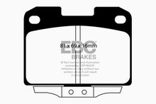 Load image into Gallery viewer, EBC 94-96 Dodge Stealth 3.0 4WD Greenstuff Rear Brake Pads
