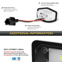 Load image into Gallery viewer, Xtune 01-15 Honda Civic LED License Plate Bulb Assembly White 5500K LAC-LP-HA03 - Pair
