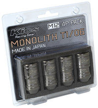 Load image into Gallery viewer, Project Kics 12 x 1.25 Glorious Black T1/06 Monolith Lug Nuts - 4 Pcs
