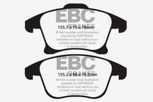 Load image into Gallery viewer, EBC 13+ Ford Fusion 1.6 Turbo Greenstuff Front Brake Pads
