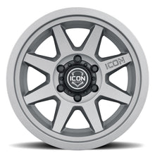 Load image into Gallery viewer, ICON Rebound 17x8.5 6x5.5 0mm Offset 4.75in BS 106.1mm Bore Charcoal Wheel
