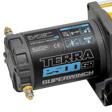 Load image into Gallery viewer, Superwinch 2500 LBS 12V DC 3/16in x 40ft Synthetic Rope Terra 2500SR Winch - Gray Wrinkle
