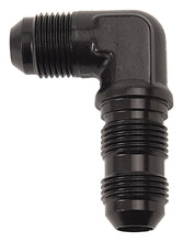 Load image into Gallery viewer, Russell Performance -8 AN 90 Degree Flare Bulkhead (Black)
