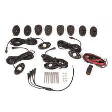 Load image into Gallery viewer, Rugged Ridge 07-18 Jeep Wrangler JK White 4-Piece LED Rock Light Kit w/ Harness
