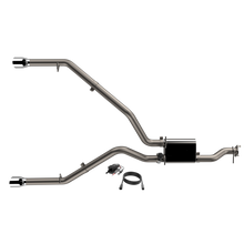 Load image into Gallery viewer, QTP 2019 + Ram 1500 CC/SB 5.7L Screamer 304 SS Cat Back Exhaust Split Rear Exit w/3in Tips
