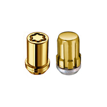 Load image into Gallery viewer, McGard SplineDrive Tuner 5 Lug Install Kit w/Locks &amp; Tool (Cone) M12x1.25 / 13/16 Hex - Gold (CS)
