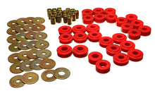 Load image into Gallery viewer, Energy Suspension Rr Spring Frame Shackle Kit - Red
