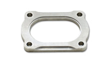 Load image into Gallery viewer, Vibrant T304 SS 4 Bolt Flange for 4in O.D. Oval tubing
