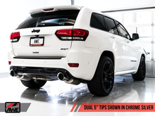 Load image into Gallery viewer, AWE Tuning 2020 Jeep Grand Cherokee SRT Touring Edition Exhaust - Chrome Silver Tips
