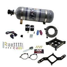 Load image into Gallery viewer, Nitrous Express 4150 Single Entry Crossbar Nitrous Plate Kit RNC (250-750HP) w/Composite Bottle
