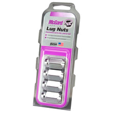 Load image into Gallery viewer, McGard Hex Lug Nut (Cone Seat) 1/2-20 / 13/16 Hex / 1.5in. Length (4-Pack) - Chrome
