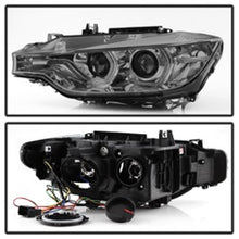 Load image into Gallery viewer, Spyder 12-14 BMW F30 3 Series 4DR Projector Headlights - LED DRL - Smoke (PRO-YD-BMWF3012-DRL-SM)
