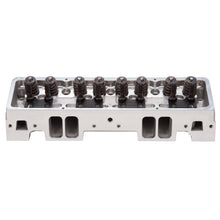 Load image into Gallery viewer, Edelbrock Cylinder Head Victor Jr SBC 23 Deg 220cc Complete for Hydraulic Roller Cam
