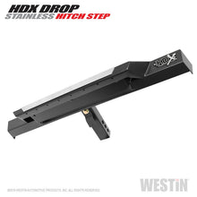 Load image into Gallery viewer, Westin HDX Stainless Drop Hitch Step 34in Step 2in Receiver - Textured Black

