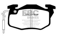 Load image into Gallery viewer, EBC 82-84 Renault Fuego 1.6 (Bendix) Greenstuff Front Brake Pads
