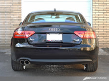 Load image into Gallery viewer, AWE Tuning Audi B8 A5 2.0T Touring Edition Single Outlet Exhaust - Diamond Black Tips
