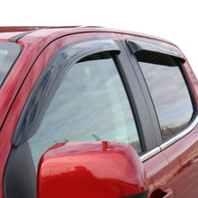 Load image into Gallery viewer, Westin 2015-2018 Chevrolet/GMC Colorado/Canyon Crew Cab Wade Slim Wind Deflector 4pc - Smoke
