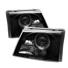 Load image into Gallery viewer, Spyder Ford Ranger 98-00 Projector Headlights LED Halo Black High 9005 Low H1 PRO-YD-FR98-BK
