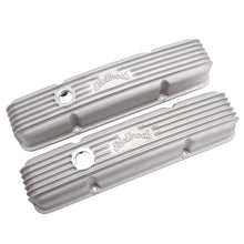 Load image into Gallery viewer, Edelbrock Valve Cover Classic Series Chevrolet 1959-1986 262-400 CI V8 w/ Oil Fill Hole Satin
