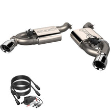 Load image into Gallery viewer, QTP 16-18 Chevrolet Camaro SS 6.2L 304SS Screamer Axle Back Exhaust w/4.5in Dual Tips
