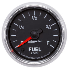 Load image into Gallery viewer, Autometer GS 2 1/16in. 0-280 Ohms Fuel Level Gauge - Stepper Motor
