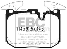 Load image into Gallery viewer, EBC 2014+ BMW I8 1.5L Turbo/Electric Yellowstuff Front Brake Pads
