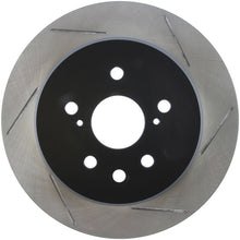 Load image into Gallery viewer, StopTech 13-14 Lexus GS300/350/400/430 Slotted Sport Rear Left Brake Rotor
