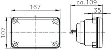 Load image into Gallery viewer, Hella Module 164 x 103mm H4 12V ECE High/Low Beam Headlamp
