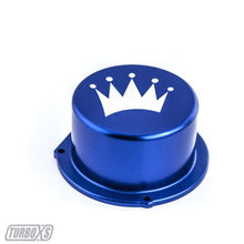 Load image into Gallery viewer, Turbo XS 15-16 Subaru WRX Billet Aluminum Vacuum Pump Cover - Blue
