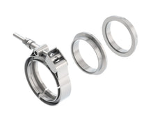 Load image into Gallery viewer, Borla Universal 2.25in Stainless Steel 3pc V-Band Clamp w/ Male and Female Flanges
