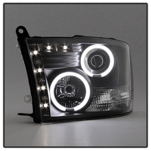 Load image into Gallery viewer, Spyder Dodge Ram 1500 09-14 Projector Headlights Halogen- CCFL Halo LED - Blk PRO-YD-DR09-CCFL-BK
