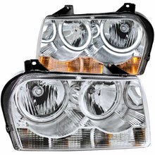 Load image into Gallery viewer, ANZO 2005-2010 Chrysler 300 Crystal Headlights w/ Halo Chrome (CCFL)
