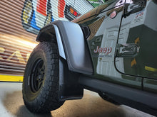 Load image into Gallery viewer, Rally Armor 19-23 Jeep JT Gladiator Mojave/Rubicon Black Mud Flap w/ Metallic Black Logo
