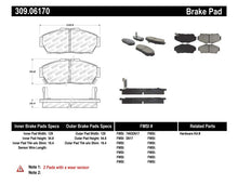 Load image into Gallery viewer, StopTech Performance 93-95 Honda Civic Coupe / 94-95 Civic Hatchback/Sedan Front Brake Pads
