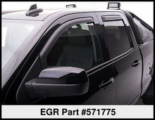 Load image into Gallery viewer, EGR 14+ Chev Silverado/GMC Sierra Crw Cab In-Channel Window Visors - Set of 4 - Matte (571775)
