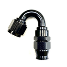 Load image into Gallery viewer, Fragola -10AN Real Street x 150 Degree Hose End Black For PTFE Hose
