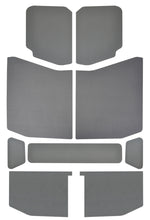 Load image into Gallery viewer, DEI 18-23 Jeep Wrangler JL 4-Door Boom Mat Headliner - 9 Piece - Gray Leather Look
