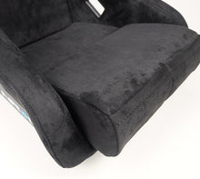 Load image into Gallery viewer, NRG FRP Bucket Seat ULTRA Edition - Medium (Black Alcantara/Gold Glitter Back)
