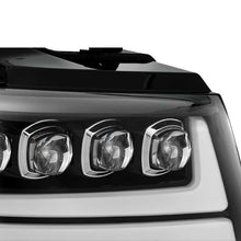 Load image into Gallery viewer, AlphaRex 07-13 Toyota Tundra / 08-17 Sequoia PRO-Series Projector Headlights Chrome w/Seq. Sig. + DR
