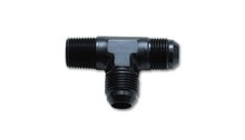 Load image into Gallery viewer, Vibrant -10AN x 1/2in NPT Flare to Pipe On Run Tee Adapter Fitting - Aluminum
