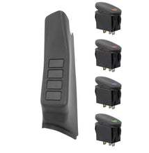Load image into Gallery viewer, Rugged Ridge A-Pillar Switch Pod Kit Black LHD 07-10 (JK)
